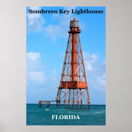 Farol Sombrero Key, Poster da Flórida