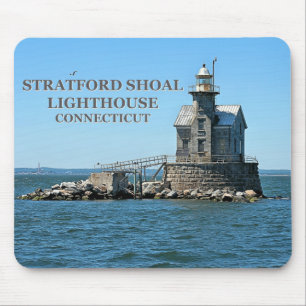 Farol Stratford Shoal, Connecticut Mousepad