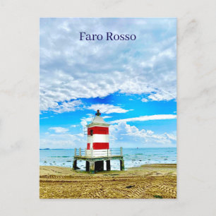 Farol Vermelho Farol Vermelho Itália Cartão Postal