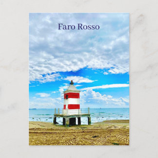 Farol Vermelho Farol Vermelho Itália Cartão Postal