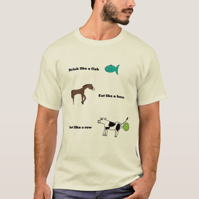 Fart como um t-shirt da vaca (Frente)