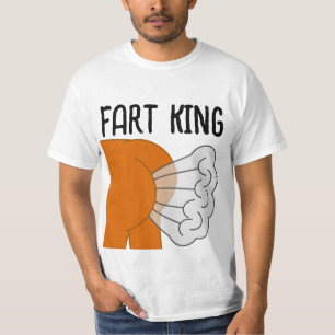 FART KING Engraçado PAI MENS T-shirts
