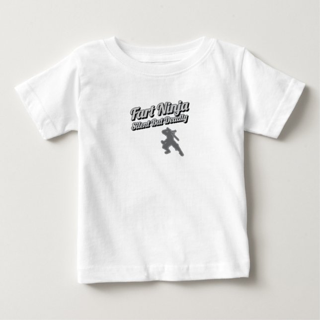 Fart Ninja Silencioso Mas Camisa Mortal (Frente)