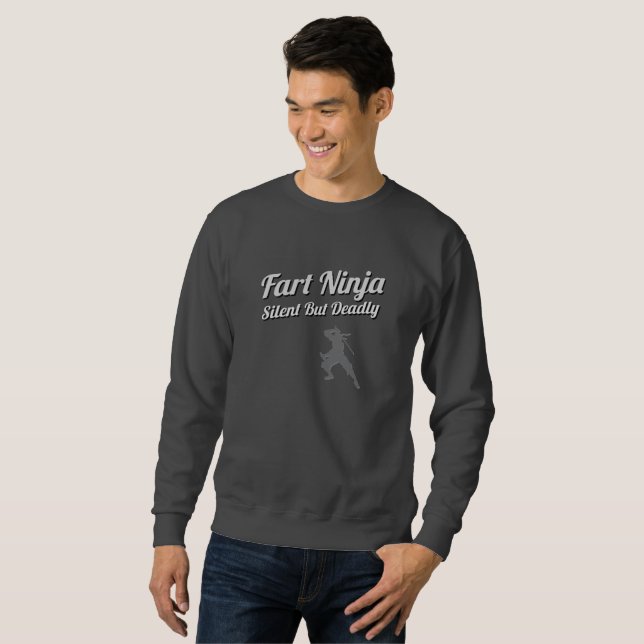 Fart Ninja Silencioso Mas Camisa Mortal (Frente Completa)
