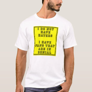 Fãs em Negativa Camiseta Divertida