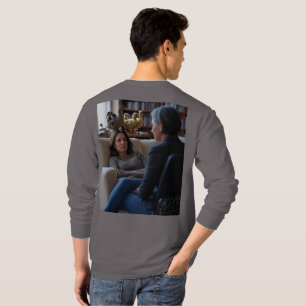 Fascinação Com Patos homens cinza camisa longa cos