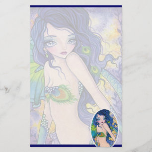 Fascínio do pavão - artigos de papelaria