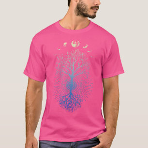 Fases Da Árvore Lua Da Camisa De Vida Presente Par