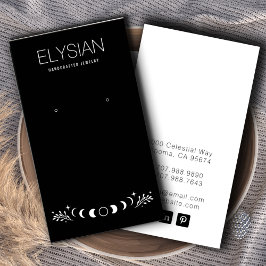 Fases da Lua Cartões de Exibição de Joias Zodiac