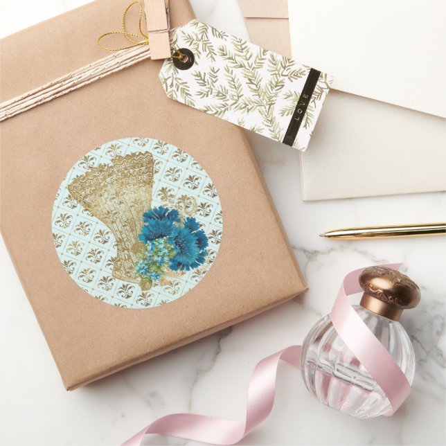 Fashion Corset 3 Adesivo Redondo Clássico (Presentear)