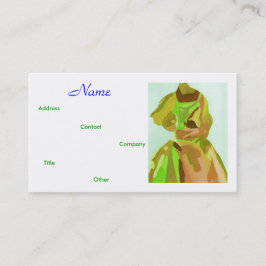 Fashion Designer Primavera II Cartão de visita