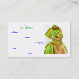 Fashion Designer Primavera III Cartão de visita