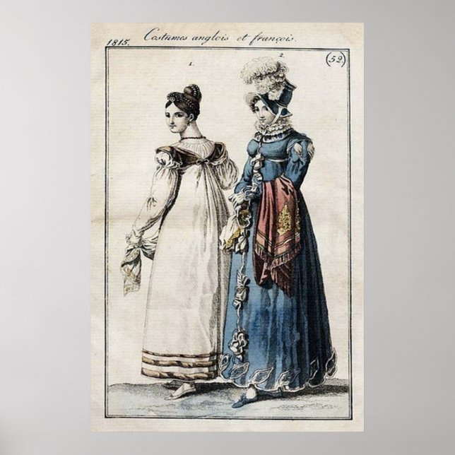 FASHION POSTER - 1815 FASHION INGLÊS E FRANCÊS (Frente)