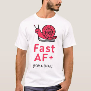 "Fast AF: T-shirt de caracol Vestida a neaker"