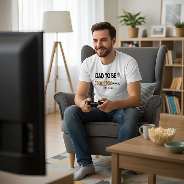 Father-To-Be Pregnancy Announcement Gift T-Shirt (Criador carregado)