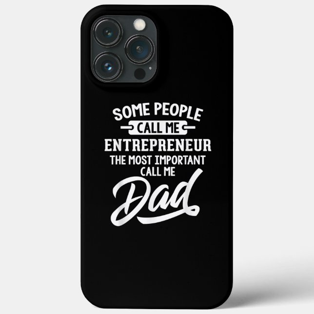 Fathers Day Design for an Entrepreneur Dad  (Verso)