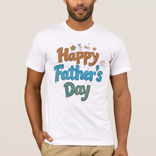 "Father's Day T-Shirt – World's Best Dad | Unique  (Frente)