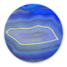 Fatia De Aglomerado Azul Brilhante