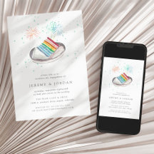 Fatia do Amor | Convite à Festa de noivado