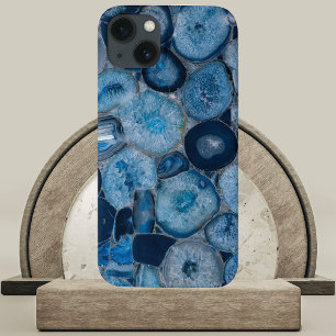 Fatias de Geodo de Agato Azul
