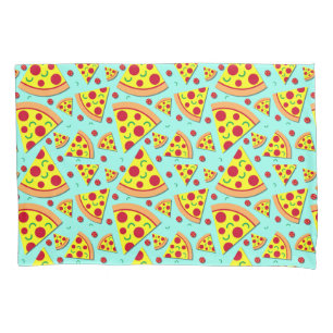 Fatias de Pizza de Pepperoni em Meninos com Padrão