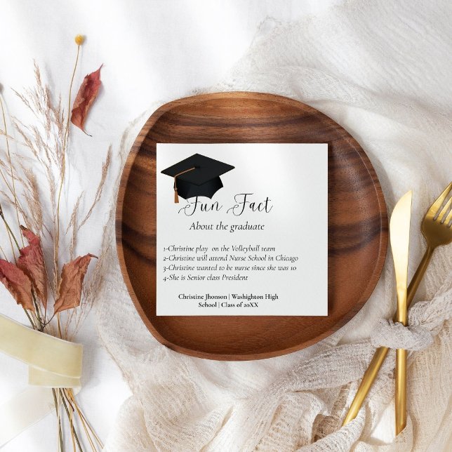 Fato divertido sobre os guardanapos de graduação d (Criador carregado)