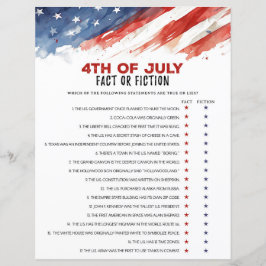 Fato ou Ficção 4 de julho