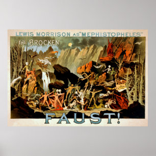 Fausto 1887 - Poster de teatro