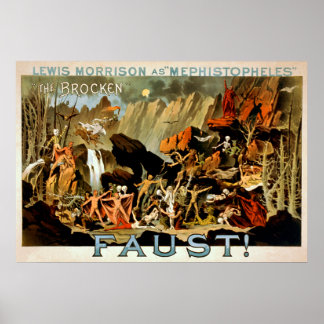 Fausto 1887 - Poster de teatro