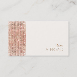FAUX Copper Sequin Salon Referência do Cliente Lea