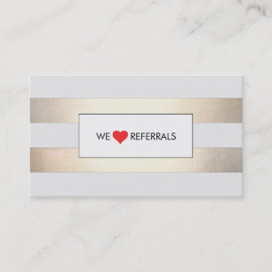 FAUX Dourado e Black Red Heart Referral