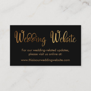 Faux Dourado no Cartão de Inserção do Site de Casa