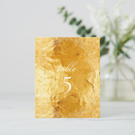 Faux Gold Foil Mesa Rococo Ferida Botânica