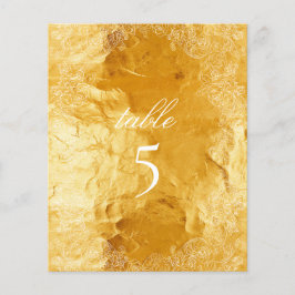 Faux Gold Foil Mesa Rococo Ferida Botânica