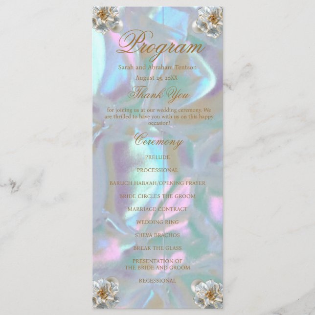 Faux Madre do Programa de Casamento Pérola (Frente)