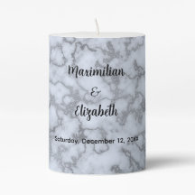 Faux Silver Cinza Marble - Casamento Elegante