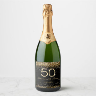 Favor de Aniversário de 50 anos Gold Diamonds