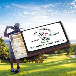 Favor de Aniversário de 80 anos Tema de Golfe Masc