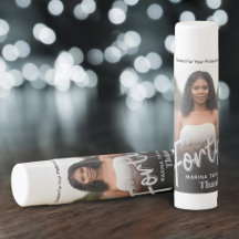 Favor de aniversário de quarenta fotos em prata