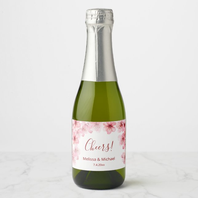 Favor de casamento Agradecimento Flor de Cerejeira (Frente)