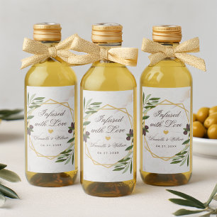 Favor de casamento com azeite de oliva Infundido c