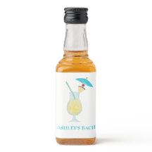 Favor de casamento coquetel Piña Colada despedida 