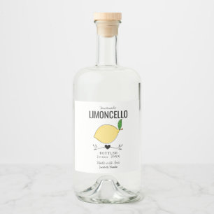 favor de casamento de limoncello caseiro personali