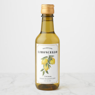 Favor de casamento Limoncello de limão Obrigado