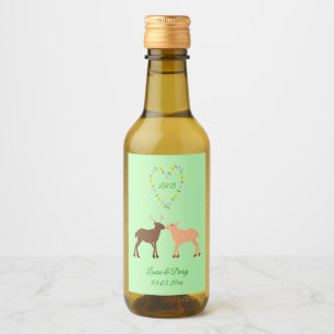 Favor de Casamento Personalizado de Deer Casal e D
