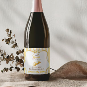 Favor de Churrasco de Bebê Cannoli com Laço Amarel