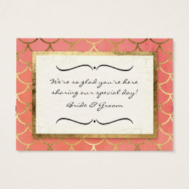 Favor de Etiquetas de Presente Art Deco Shell Faux
