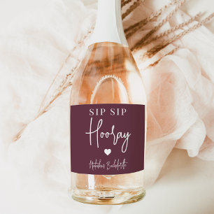 Favor de Festa de solteira do Sip Sip Hooray