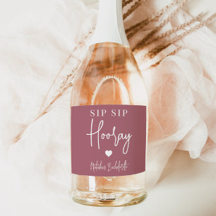 Favor de Festa de solteira do Sip Sip Hooray