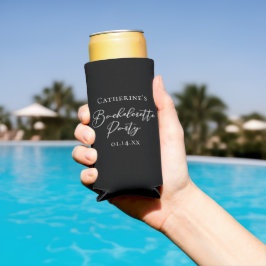 Favor de festa de solteira preto e branco Chic